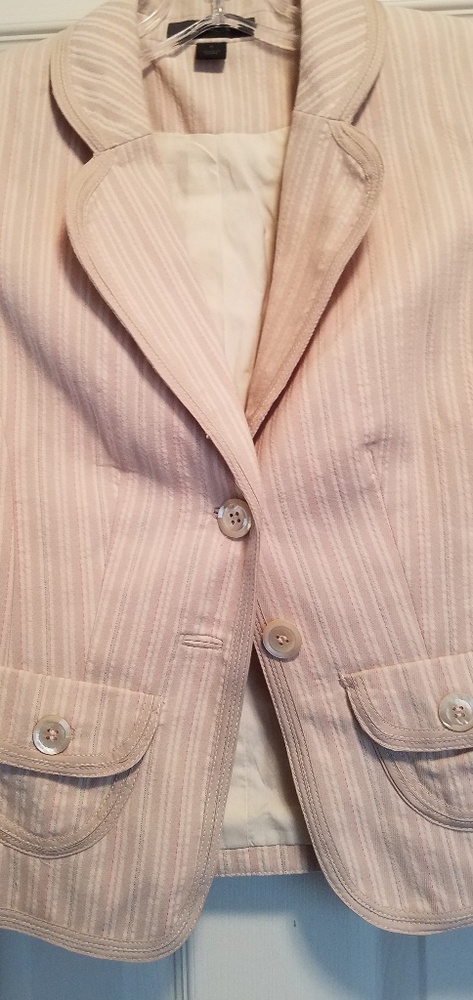Express Pink pinstripe Blazer